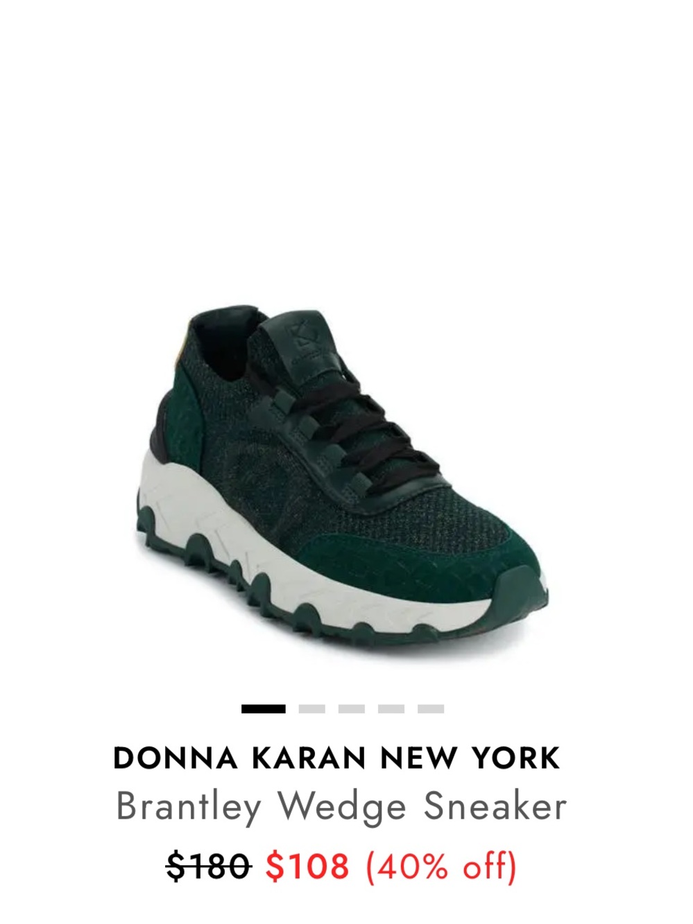 Donna Karan NEW YORK Brantley Wedge Sneaker